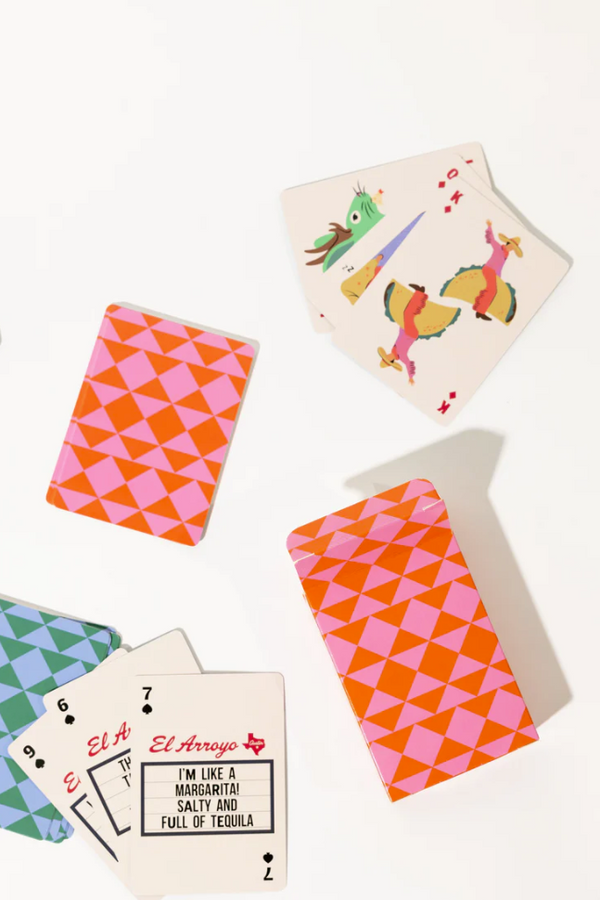 EL ARROYO Two-Deck Set Playing Cards - Happy Hour  - The Attic Boutique