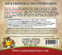 Carmie's Kitchen Jalapeno Cheddar Dip Mix  - The Attic Boutique