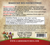 Carmie's Kitchen Baked Bacon Jalapeno Popper Dip Mix  - The Attic Boutique