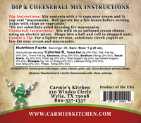 Carmie's Kitchen Green Chile & Cilantro Dip Mix  - The Attic Boutique