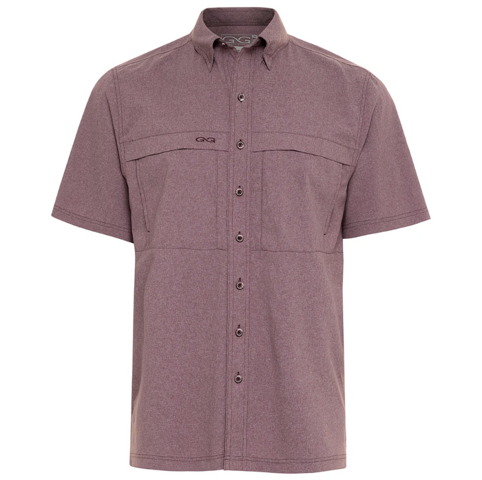 GameGuard Maroon MicroTek Shirt | Short Sleeve Shirt - The Attic Boutique