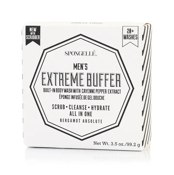 Spongellé Men’s Extreme Buffer w/ Black Scrubber  - The Attic Boutique