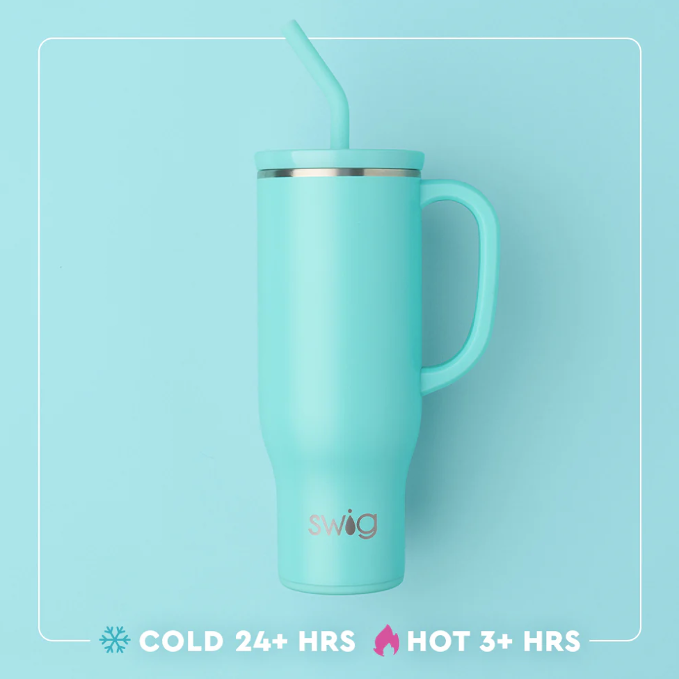 Swig Sherbet Stripe Mega Mug 30oz  - The Attic Boutique