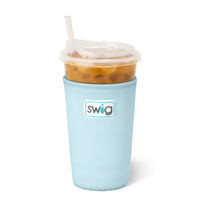 Swig Aquamarine Medium Iced Cup Coolie  - The Attic Boutique