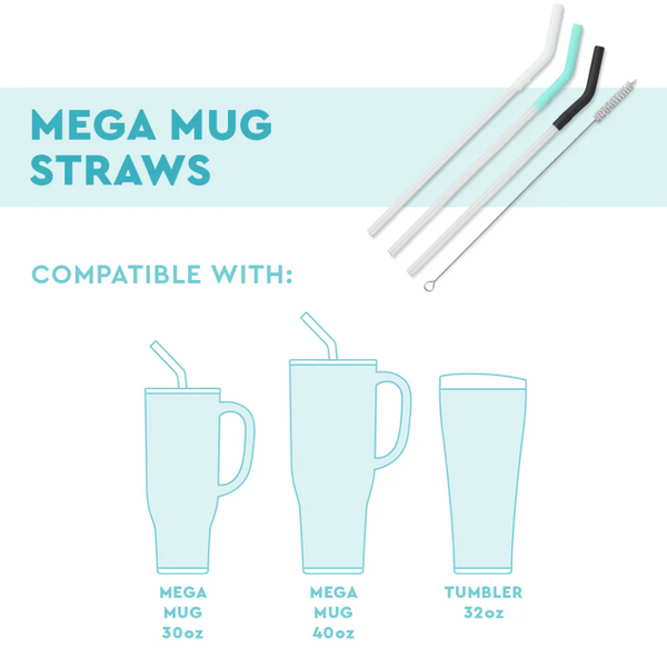 Swig Reusable Straw Set Mega Mugs  - The Attic Boutique