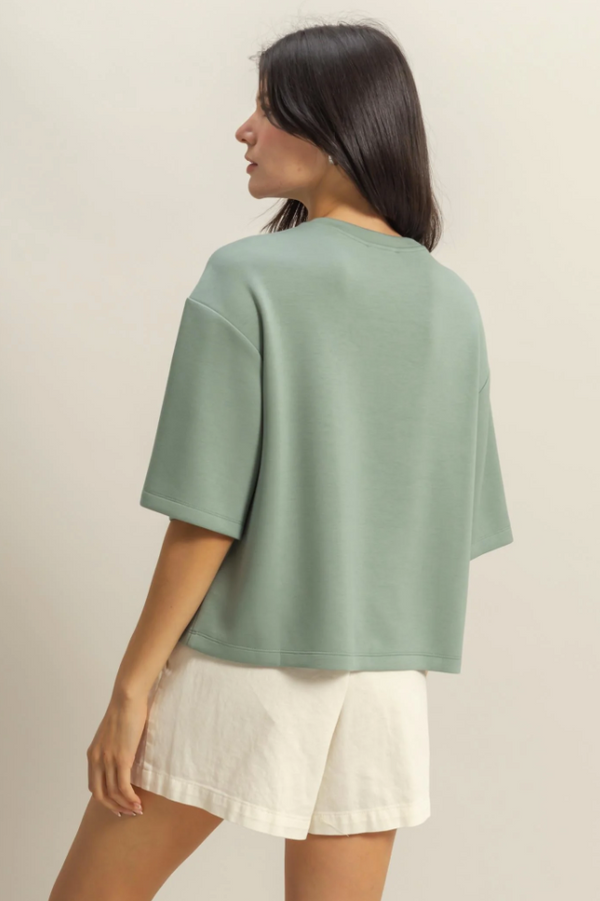 HYFVE Sage Scuba Top  - The Attic Boutique