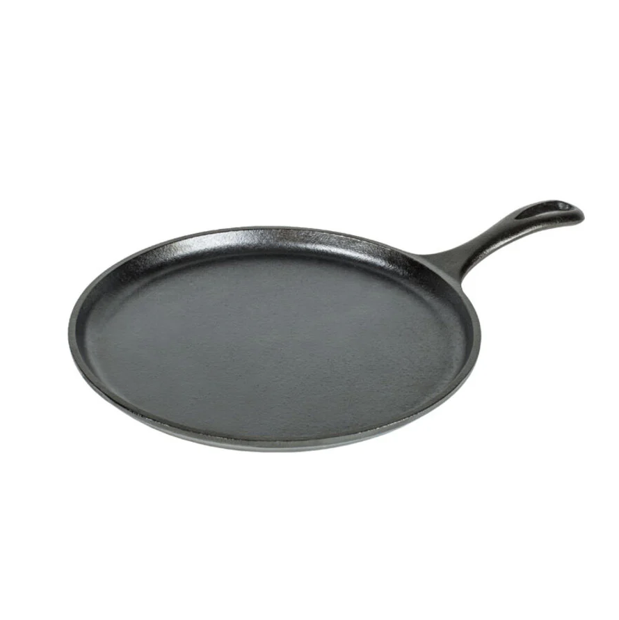 The Attic Boutique 10.5 Inch Round Seasoned Cast Iron Griddle  - The Attic Boutique