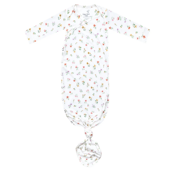 Copper Pearl Eloise Newborn Knotted Gown  - The Attic Boutique