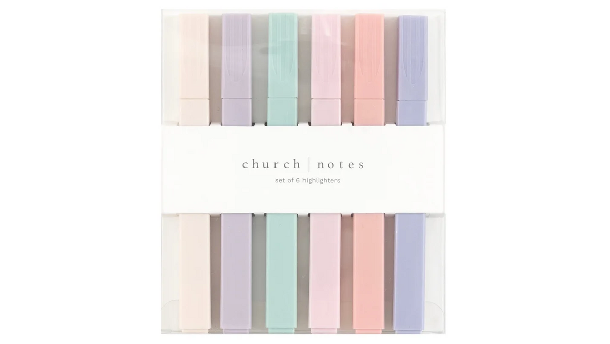 Church Notes Pastel Highlighter Set  - The Attic Boutique