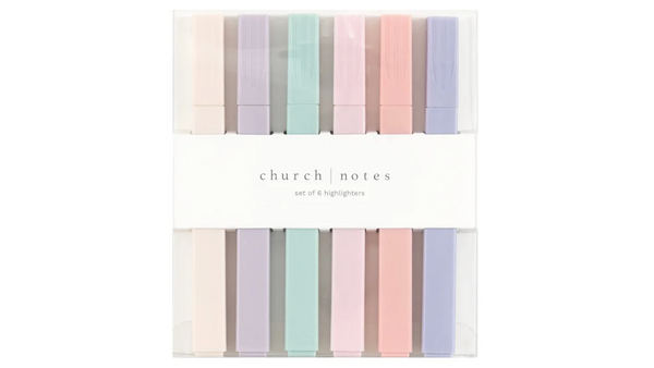 Church Notes Pastel Highlighter Set  - The Attic Boutique