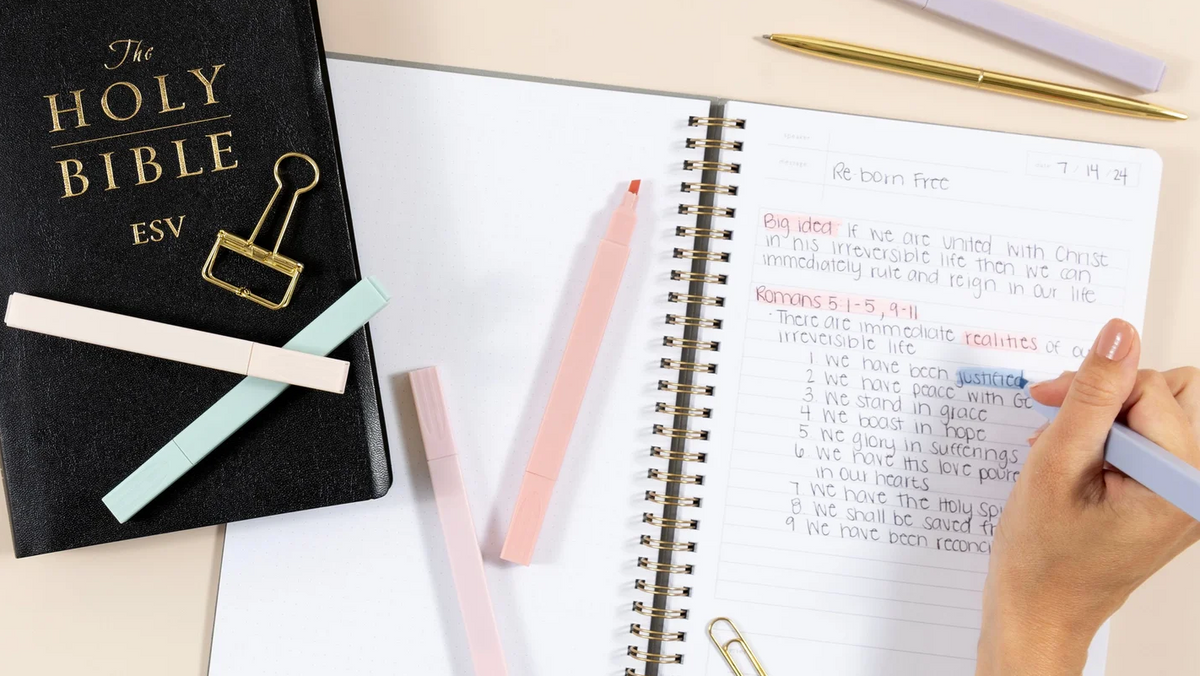 Church Notes Pastel Highlighter Set  - The Attic Boutique