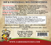 Carmie's Kitchen Fire Roasted Jalapeno Dip Mix  - The Attic Boutique