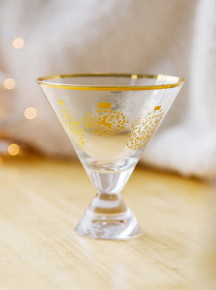 The Attic Boutique Ornaments Martini Glasses  - The Attic Boutique