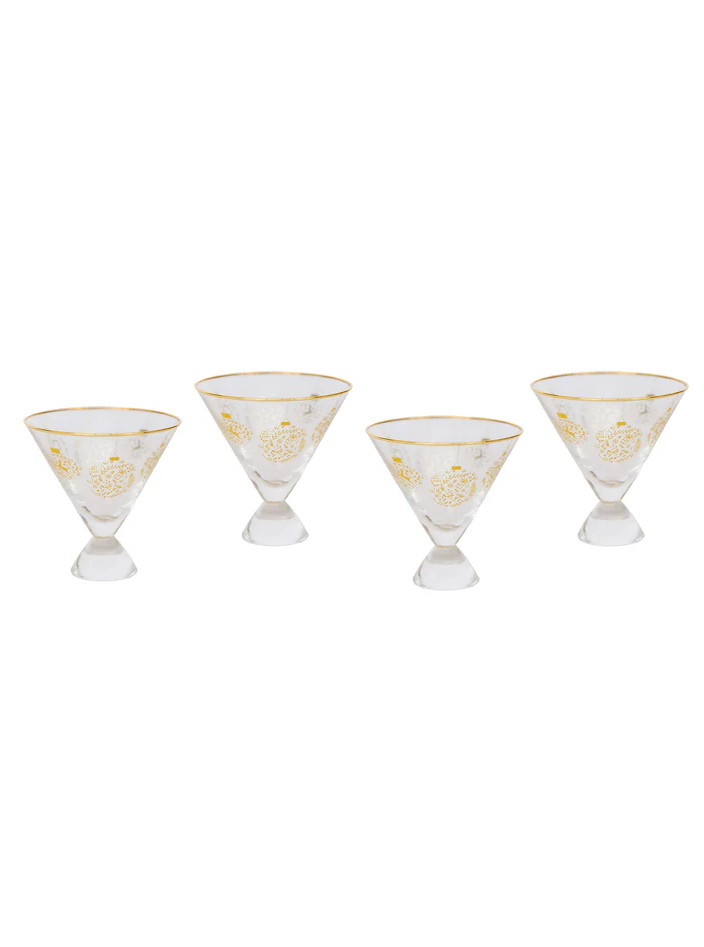 The Attic Boutique Ornaments Martini Glasses  - The Attic Boutique