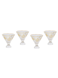 The Attic Boutique Ornaments Martini Glasses  - The Attic Boutique
