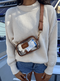 Jon Hart Design Clear Crosslet  - The Attic Boutique