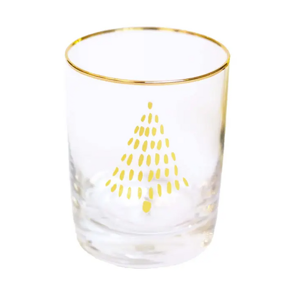 The Attic Boutique Gold Tree Cocktail Glass  - The Attic Boutique