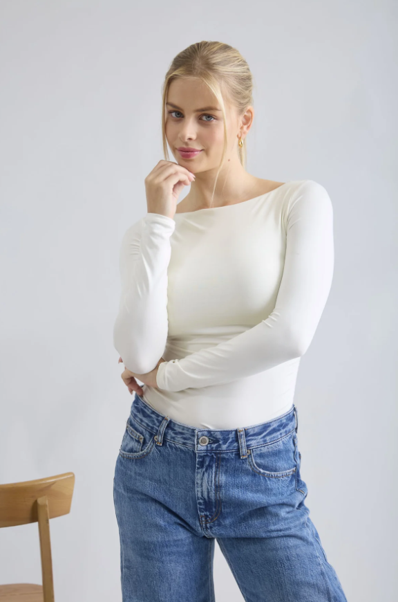 Blu Pepper Mabel Cream Top  - The Attic Boutique