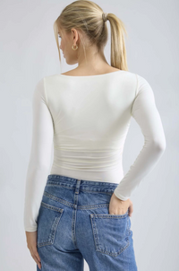 Blu Pepper Mabel Cream Top  - The Attic Boutique