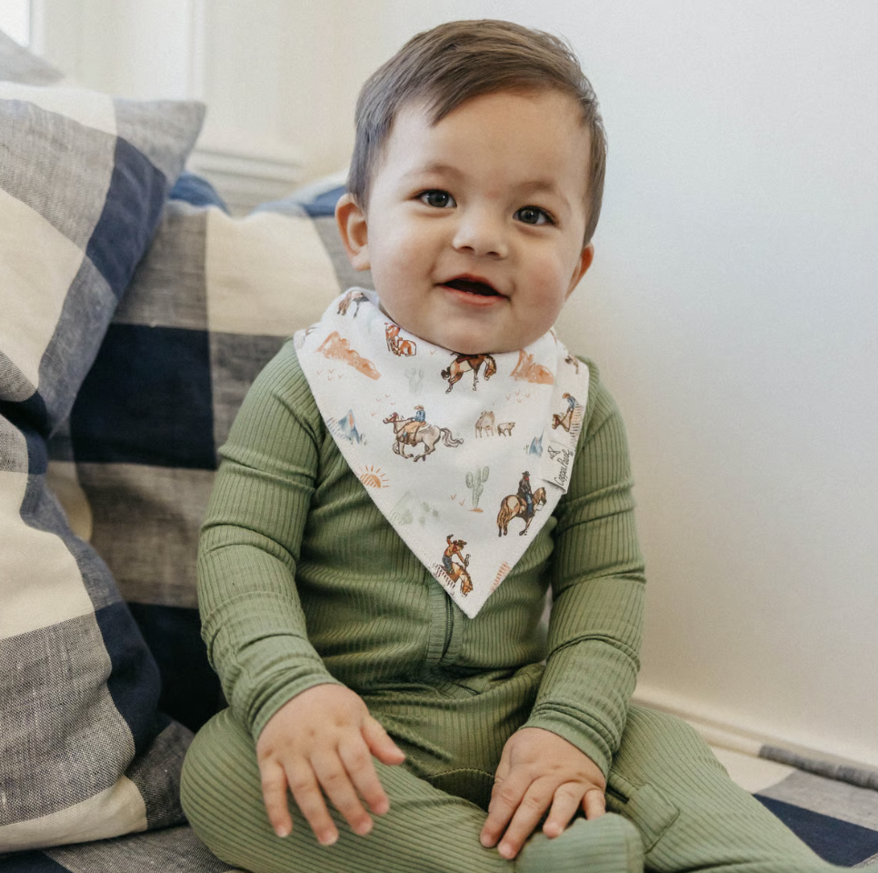 Copper Pearl Boone Bandana Bib Set  - The Attic Boutique