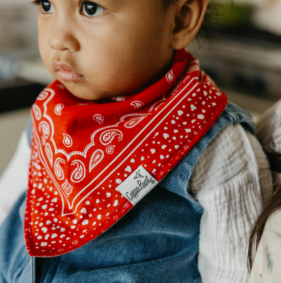 Copper Pearl Boone Bandana Bib Set  - The Attic Boutique