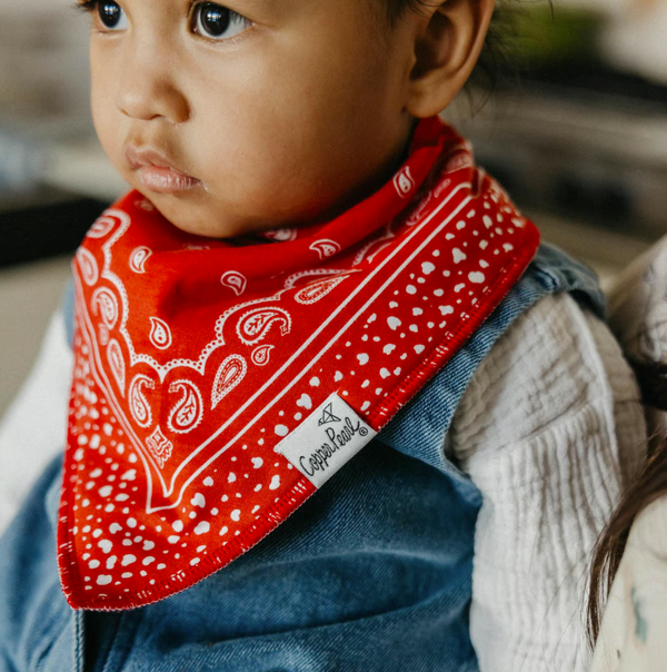 Copper Pearl Boone Bandana Bib Set  - The Attic Boutique