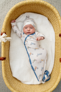 Copper Pearl Ryder Newborn Knotted Gown  - The Attic Boutique