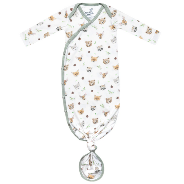 Copper Pearl Wilder Newborn Knotted Gown  - The Attic Boutique