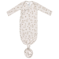 Copper Pearl Dylan Newborn Knotted Gown  - The Attic Boutique