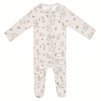 Copper Pearl Dylan Zip-up Footie  - The Attic Boutique