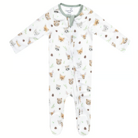 Copper Pearl Wilder Zip-up Footie  - The Attic Boutique