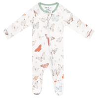 Copper Pearl Luna Zip-up Footie  - The Attic Boutique