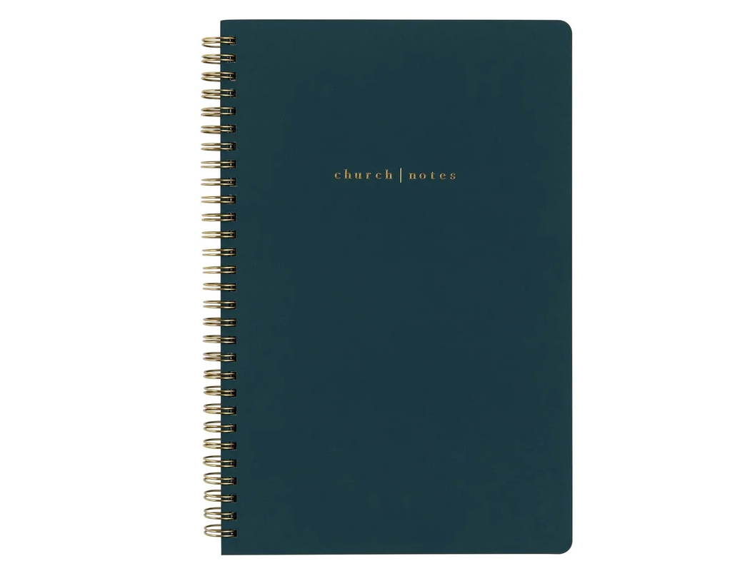 Church Notes Notebook - Navy  - The Attic Boutique