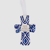 Glory Haus Pray Without Ceasing Cross  - The Attic Boutique