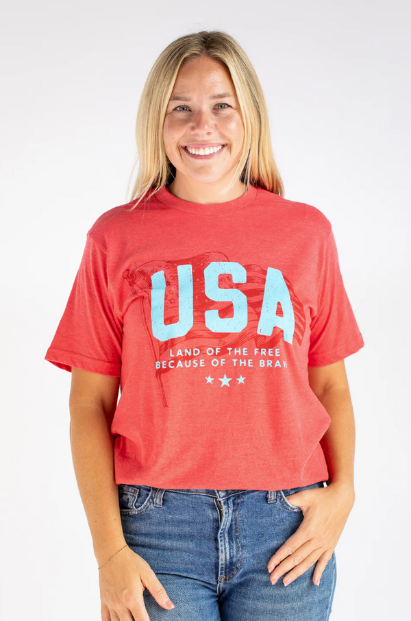 Southern Fried Design Barn USA Shirt  - The Attic Boutique
