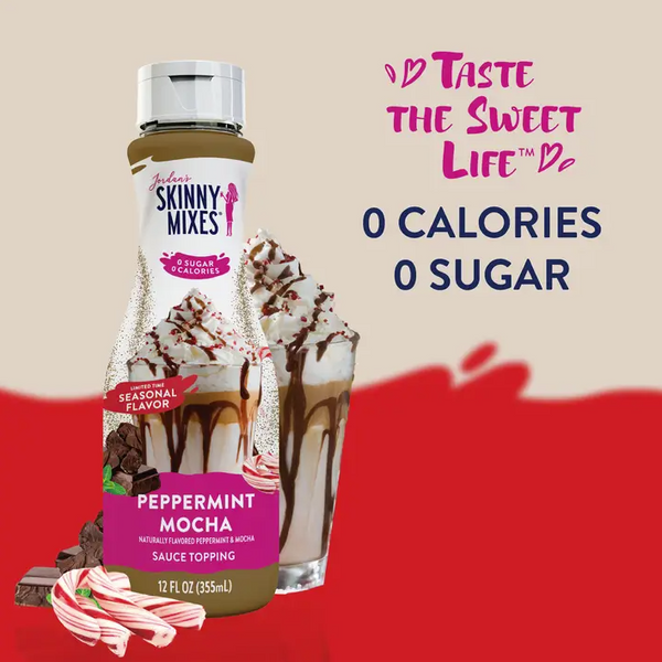 Jordan's Skinny Mixes Peppermint Mocha Sauce Sugar Free  - The Attic Boutique