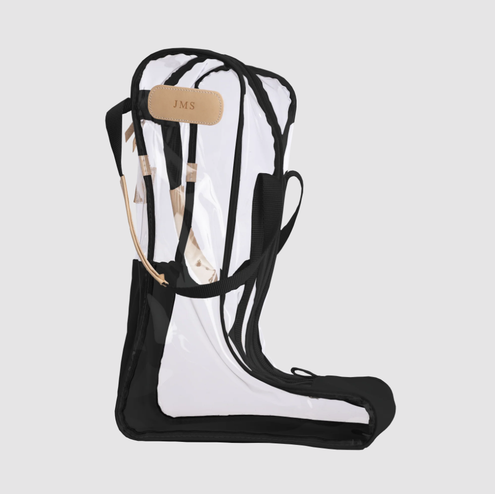Jon Hart Design Clear Tall Boot Bag  - The Attic Boutique