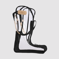 Jon Hart Design Clear Tall Boot Bag  - The Attic Boutique