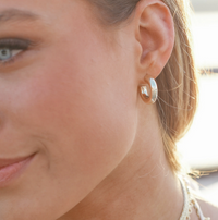 Natalie Wood Designs Just Dance Mini Hoop Earrings Gold  - The Attic Boutique