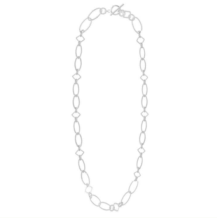 Natalie Wood Design Horizon Chain Necklace in Silver  - The Attic Boutique