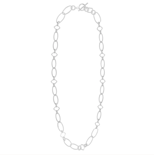 Natalie Wood Design Horizon Chain Necklace in Silver  - The Attic Boutique