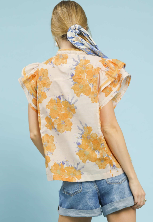 The Attic Boutique Camilla Floral Top  - The Attic Boutique