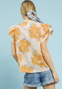The Attic Boutique Camilla Floral Top  - The Attic Boutique