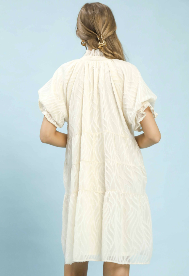 The Attic Boutique Elora Tiered Mini Dress  - The Attic Boutique