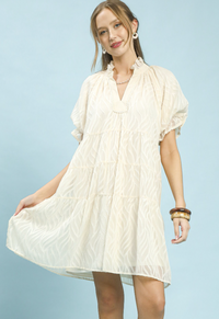 The Attic Boutique Elora Tiered Mini Dress  - The Attic Boutique