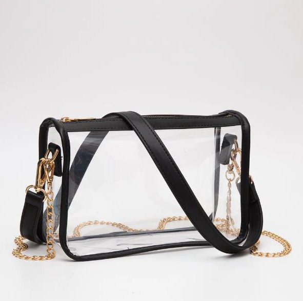 The Attic Boutique Zip Clear Bag  - The Attic Boutique