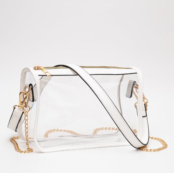 The Attic Boutique Zip Clear Bag  - The Attic Boutique
