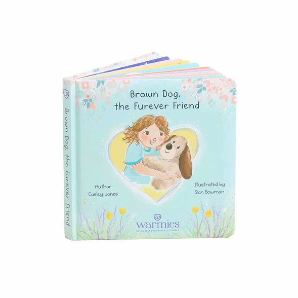 Warmies Brown Dog The Furever Friend Book  - The Attic Boutique