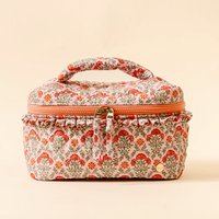 The Darling Effect Everbloom Glam & Go Quilted Cosmetic Bag  - The Attic Boutique