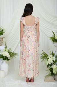 Blu Pepper Aster Floral Midi Dress  - The Attic Boutique